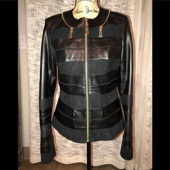 Suede/leather jacket.  - Picture 1 of 8